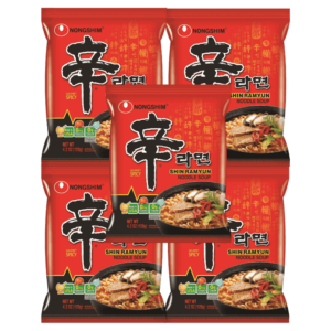 Shin Ramyun Ramen 120g Pack x5