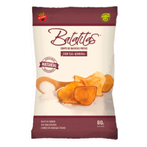 Nuestros Sabores Batatitas Chip de Batata con Sal Marina 80g