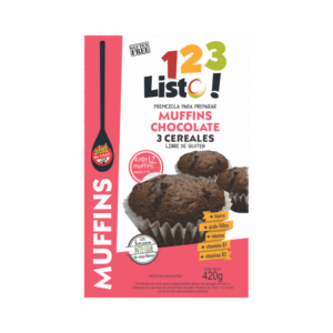 123 Listo Muffins de Chocolate 420g