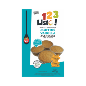 123 Listo Muffins de Vainilla 420g