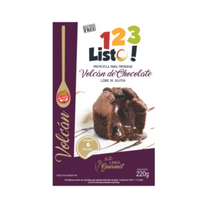 123 Listo Volcán de Chocolate 220g
