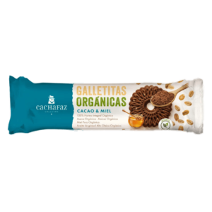 Cachafaz Galletas Orgánicas Cacao y Miel 170g