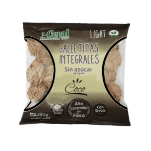Ceral Galletitas Integrales Sin Azúcar Coco 180g
