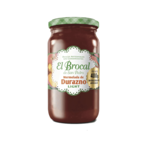 El Brocal Mermelada Light Durazno 400g