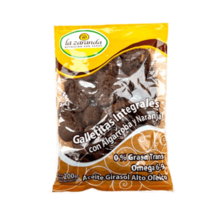 La Zaranda Galletitas Integrales Algarroba y Naranja 200g