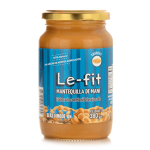 Le Fit Mantequilla de Mani Crunchy 360g