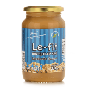 Le Fit Mantequilla de Mani con Stevia 360g