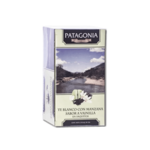 Patagonia Finest Tea Té Blanco, con Manzana Sabor Vainilla 20u