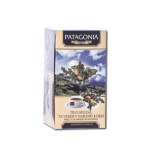 Patagonia Finest Tea Té Tilo, Melisa, Té Verde y Naranjo Hojas 20u