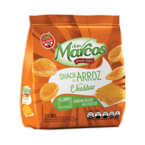Don Marcos Snack de Arroz de Cheddar 80g
