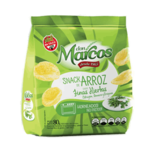 Don Marcos Snack de Arroz de Finas Hierbas 80g
