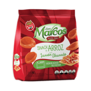 Don Marcos Snack de Arroz de Jamón 80g