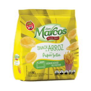 Don Marcos Snack de Arroz de Papas Fritas 80g
