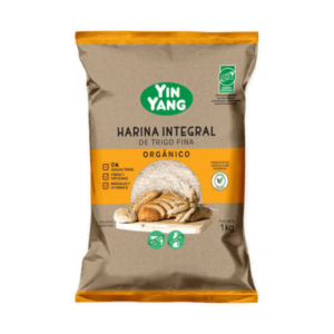 Yin Yang Harina Trigo Integral Fina Orgánica 1000g