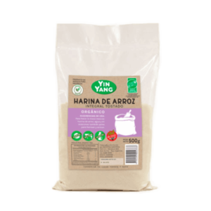 Yin Yang Harina de Arroz Integral Tostado Orgánico 500g
