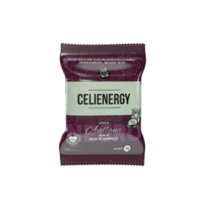 Celienergy Alfajor Negro Avellana Relleno de Dulce de Membrillo 50g