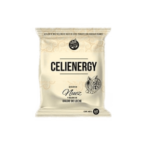 Celienergy Alfajor Nuez Relleno Dulce de Leche 50g