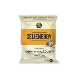 Celienergy Alfajor Zapallo, Algarroba Relleno de Dulce de Leche 50g