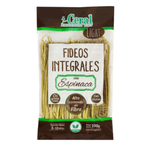 Ceral Fideos Integrales Espinaca 300g