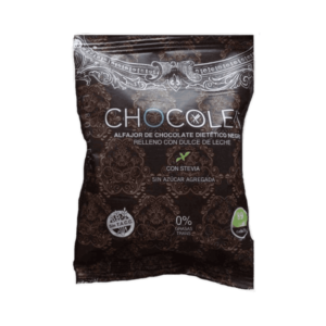 Chocoleit Alfajor de Chocolate Negro con Dulce de Leche 50g