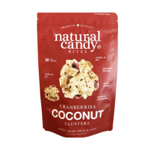 Natural Candy Cranberries Coconut Clusters 100g