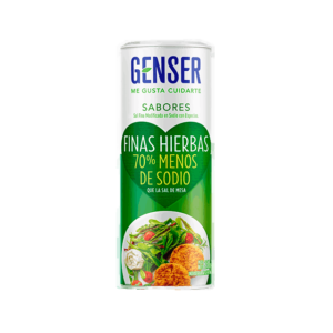 Genser Sal Sabores con Hierbas 70% Menos Sodio 250g