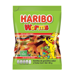 Haribo Gomitas Worms 80g