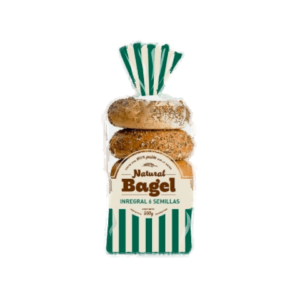 Natural Bread Bagel Integral con Semillas