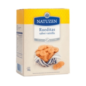 Natuzen Rueditas Sabor Vainilla 180g