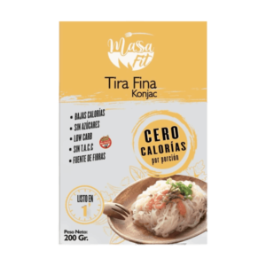 Massa Fit Fideo de Konjac o Shirataki Tira Fina 200g
