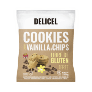 Delicel Cookies Vainilla Chips 150g