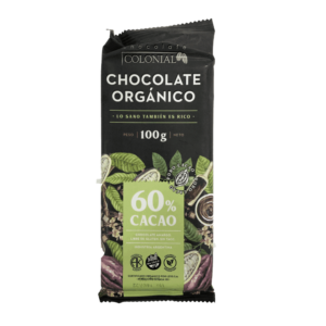 Colonial Chocolate 60% Cacao Orgánico 100g