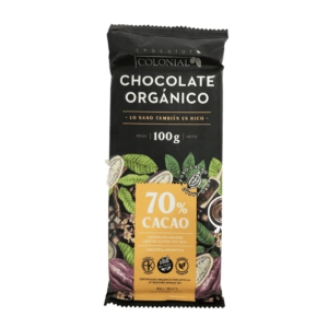 Colonial Chocolate 70% Cacao Orgánico 100g