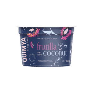 Quimya Yogurt Frutilla & Coconut Sin Azúcar 160g