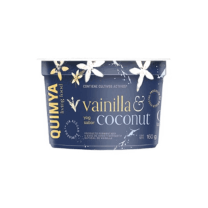 Quimya Yogurt Vainilla & Coconut Sin Azúcar 160g