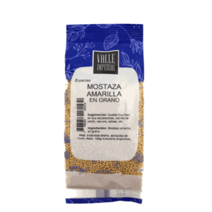 Valle Imperial Mostaza Amarilla en Grano 100g