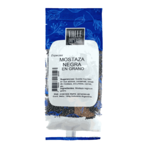 Valle Imperial Mostaza Negra en Grano 100g