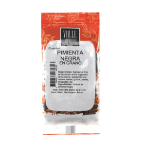 Valle Imperial Pimienta Negra en Granos 50g