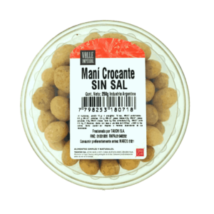 Valle Imperial Maní Crocante Sin Sal 250g