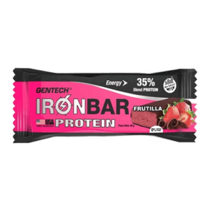 Gentech Iron Bar Barra Proteica Frutilla 46g