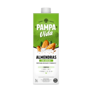 Pampa Vida Bebida de Almendras Sin Azúcar 1000ml