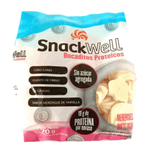 Snack Well Merengue Bocaditos Proteicos Sabor Vainilla 70g