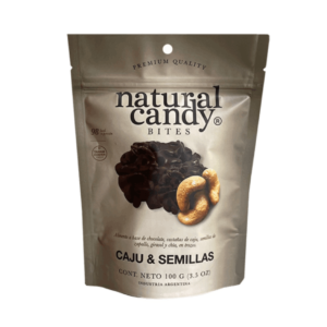 Natural Candy Cajú y Semillas Bañadas 100g