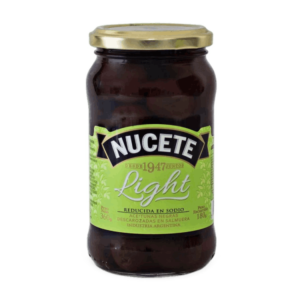 Nucete Light Aceituna Negra 360g