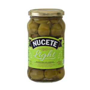 Nucete Light Aceituna Verdes 360g