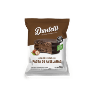 Dantelli Alfajor Relleno Avellana 50g