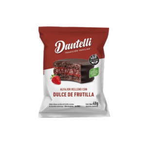 Dantelli Alfajor Relleno Frutilla 40g