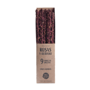 Sagrada Madre Hierbas Rosas y Olíbano 9u
