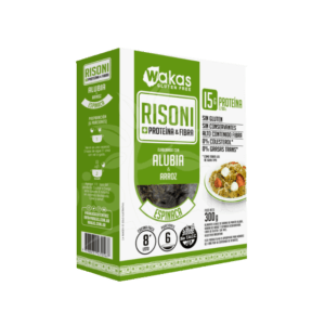 Wakas Risoni Alubia y Arroz Espinaca 300g