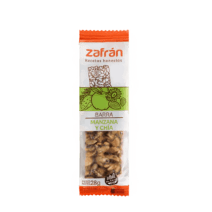 Zafran Barra Manzana y Chía 28g